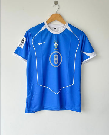 Brazil Blue Retro #8 Jersey 🇧🇷