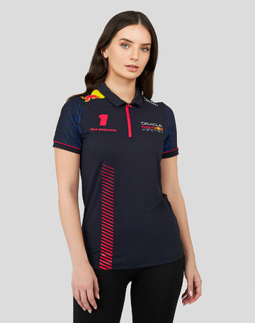 Red Bull Racing Womens 2023 Replica SS Polo Driver Shirt Night Sky
