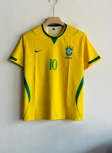 Brazil Classic #10 Home Jersey