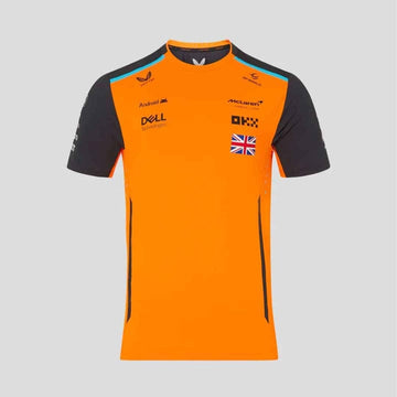 MVLAREN F1 TEAM-2024 LANDO NORRIS DRIVER T-SHIRT-ORANGE