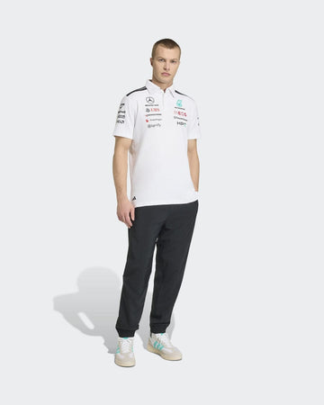 MENS 2026 TEAM POLO WHITE