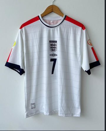 England 2003-04 Beckham Home Jersey