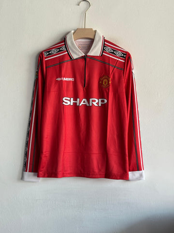 BECKHAM MAN UNITED 98-99 HOME FULL SLEEVE JERSEY