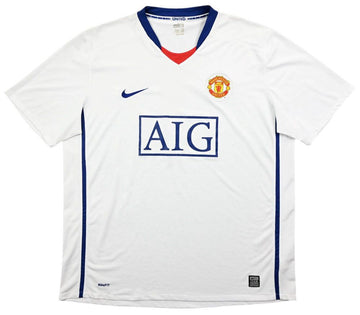 White Nike Manchester United 2008-09 Jersey