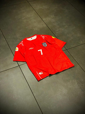 Vintage Umbro England 2004-2006 Away Football Shirt