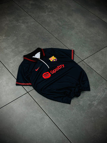 FC Barcelona Polo Zip Neckline Shirt