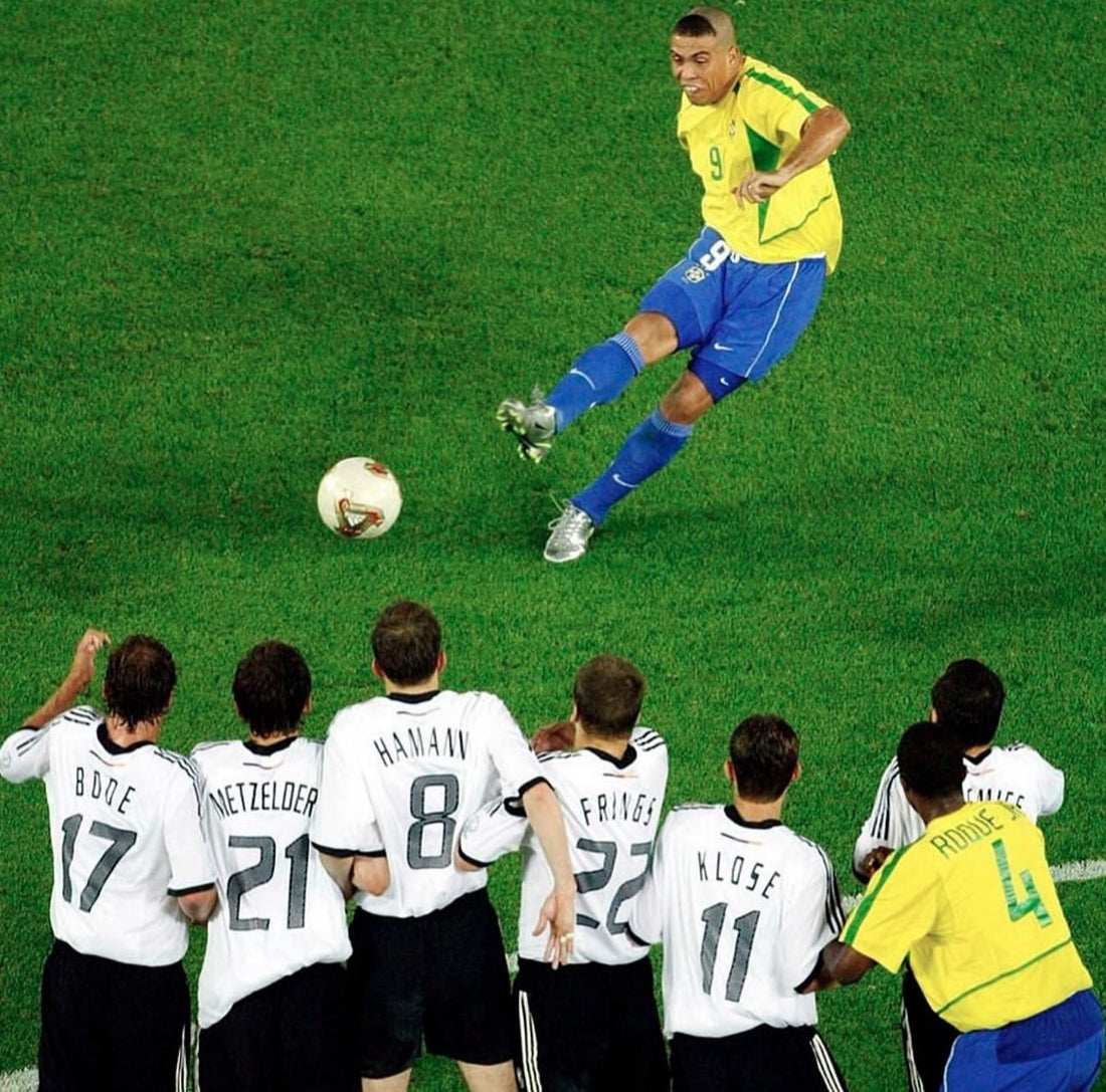 Ronaldo Nazario Brazil 2002 World Cup Home Jersey