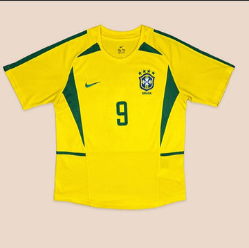 Ronaldo Nazario Brazil 2002 World Cup Home Jersey