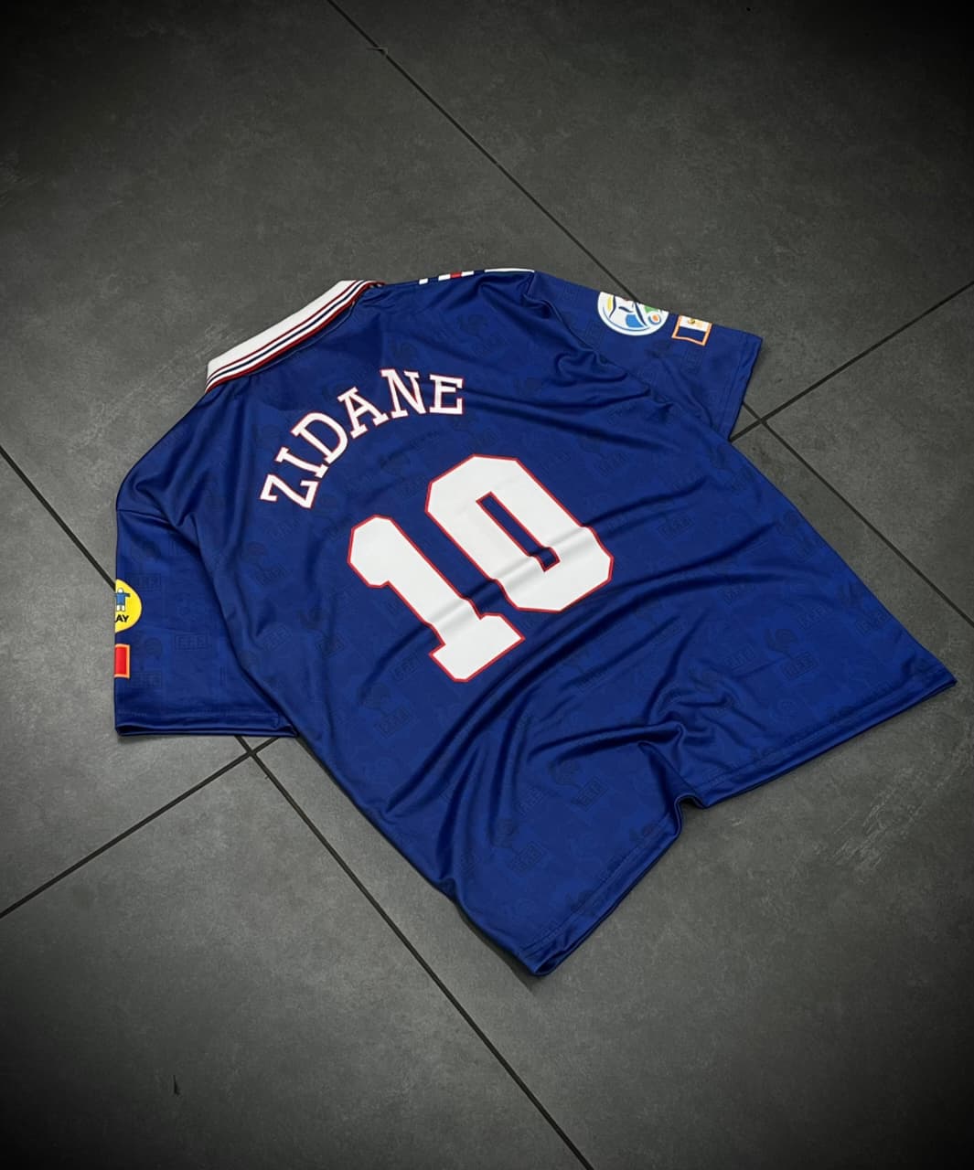 Adidas France 1997-97 Zinedine Zidane Home Jersey